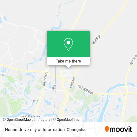 Hunan University of Information map