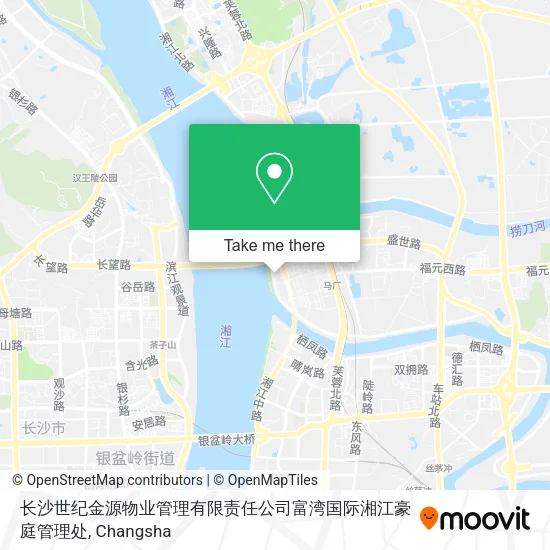 长沙世纪金源物业管理有限责任公司富湾国际湘江豪庭管理处 map