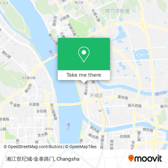 湘江世纪城-金泰路门 map