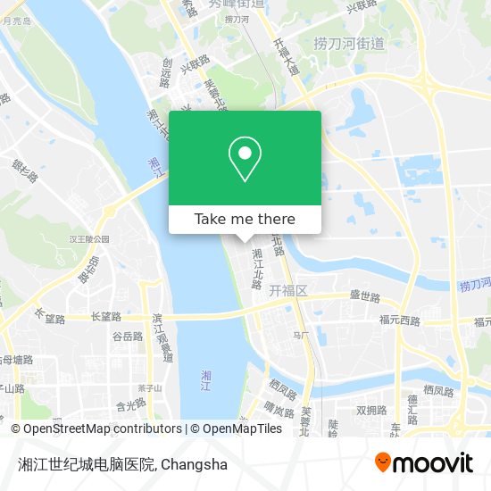 湘江世纪城电脑医院 map