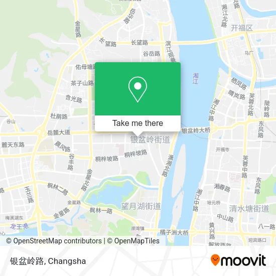 银盆岭路 map