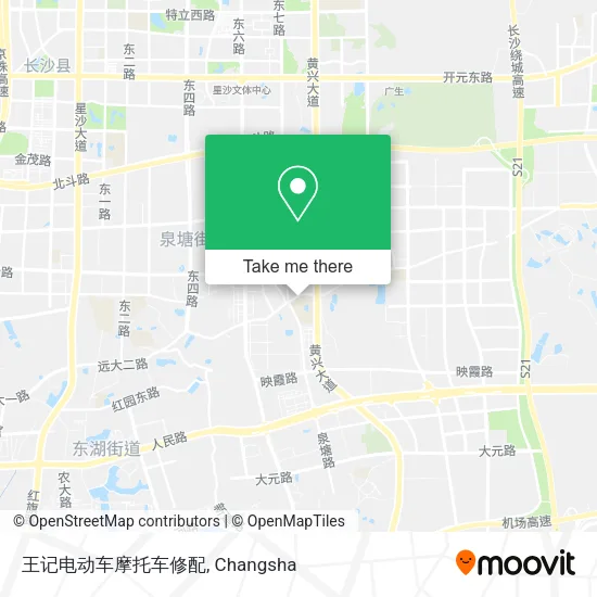 王记电动车摩托车修配 map