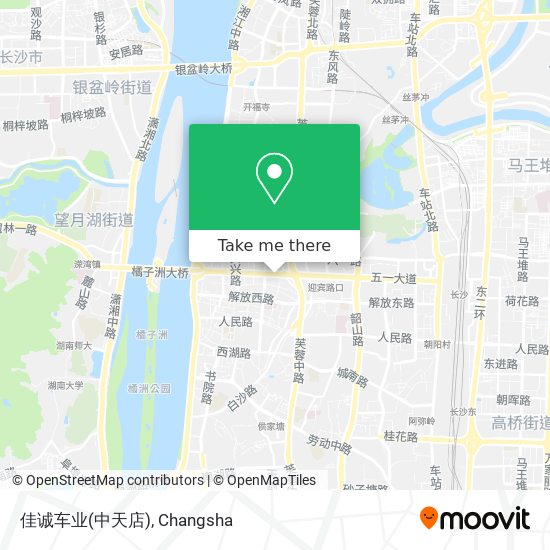 佳诚车业(中天店) map