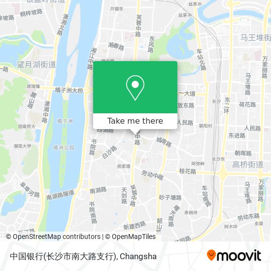 中国银行(长沙市南大路支行) map