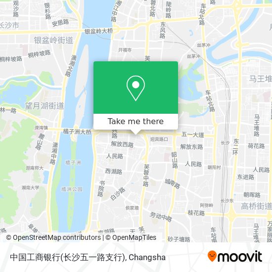 中国工商银行(长沙五一路支行) map