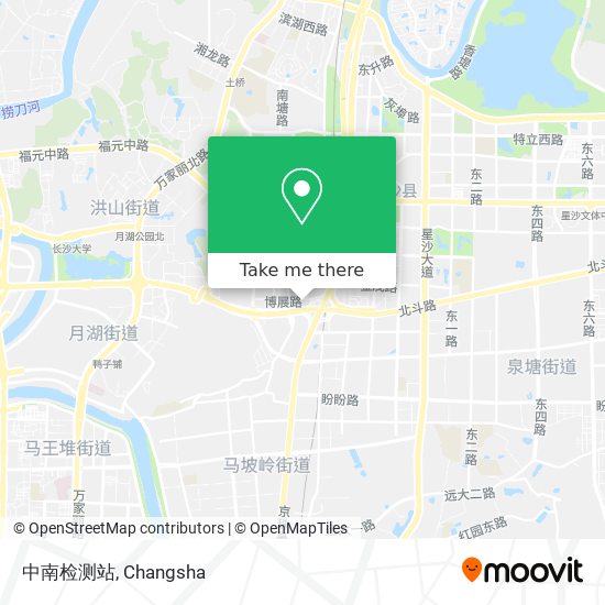 中南检测站 map