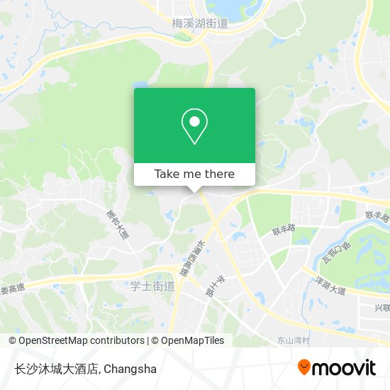 长沙沐城大酒店 map