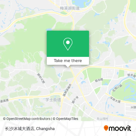长沙沐城大酒店 map
