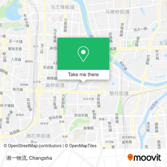 湘一物流 map
