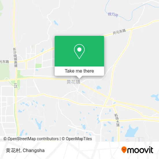 黄花村 map