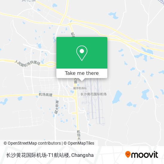长沙黄花国际机场-T1航站楼 map