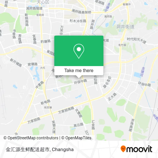 金汇源生鲜配送超市 map
