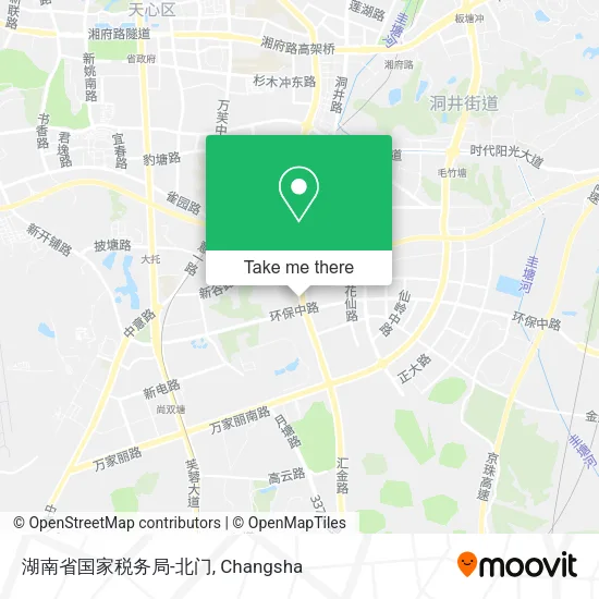 湖南省国家税务局-北门 map