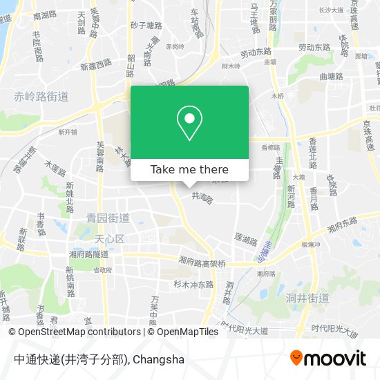 中通快递(井湾子分部) map