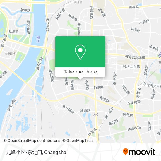 九峰小区-东北门 map