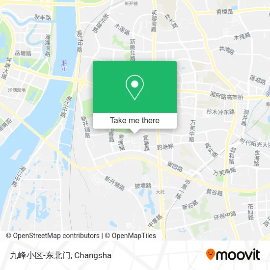 九峰小区-东北门 map