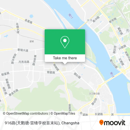 916路(天鹅塘-雷锋学校首末站) map