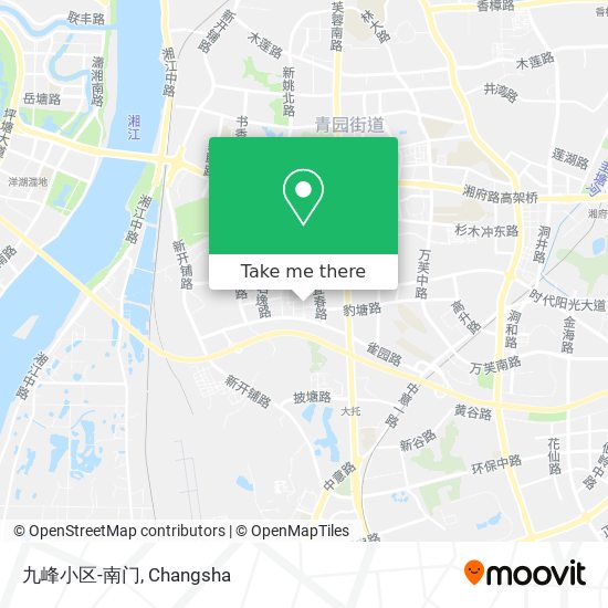 九峰小区-南门 map