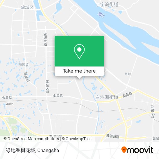 绿地香树花城 map