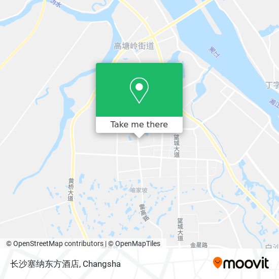 长沙塞纳东方酒店 map