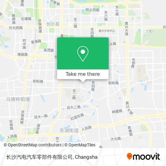 长沙汽电汽车零部件有限公司 map