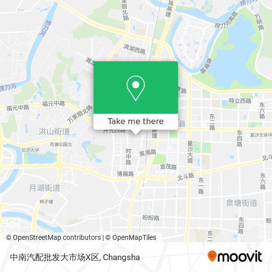 中南汽配批发大市场X区 map