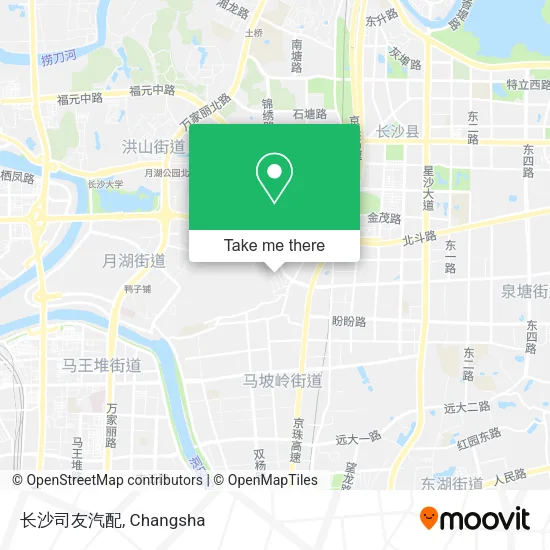 长沙司友汽配 map