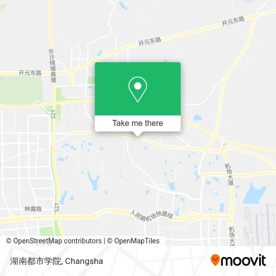 湖南都市学院 map