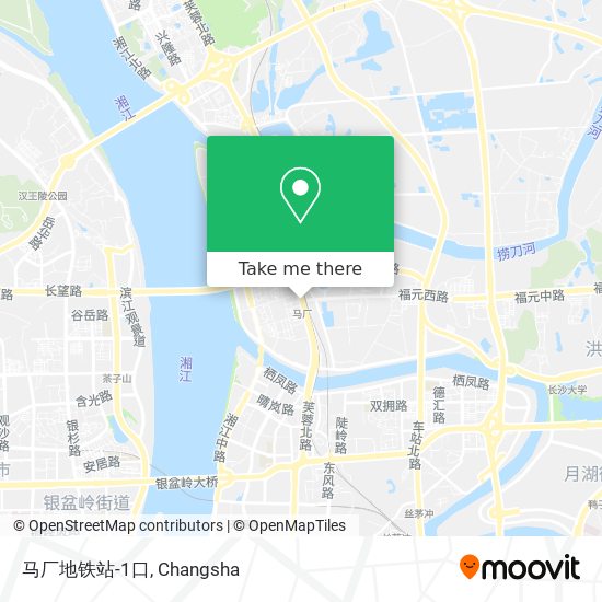 马厂地铁站-1口 map