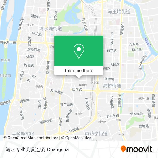 潇艺专业美发连锁 map