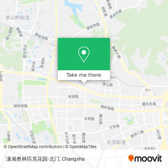 潇湘奥林匹克花园-北门 map