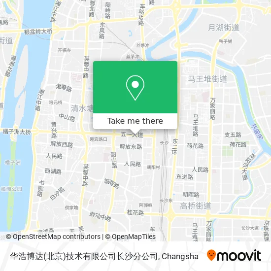 华浩博达(北京)技术有限公司长沙分公司 map
