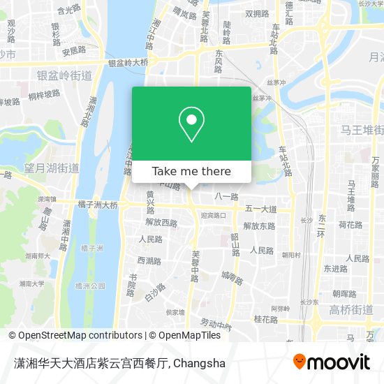 潇湘华天大酒店紫云宫西餐厅 map