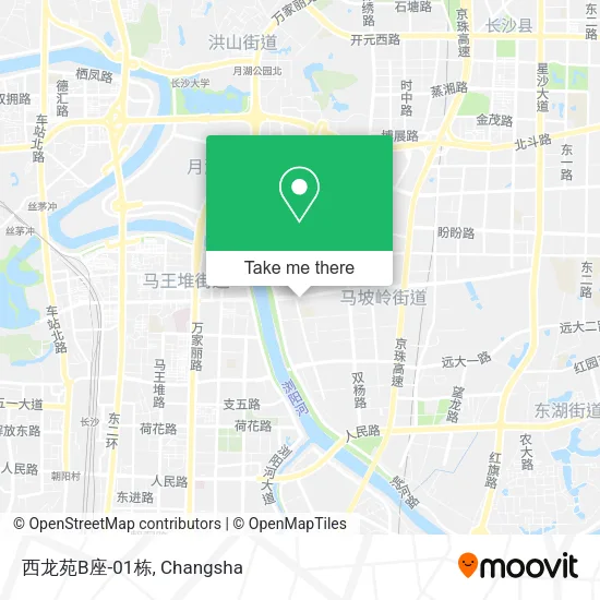 西龙苑B座-01栋 map