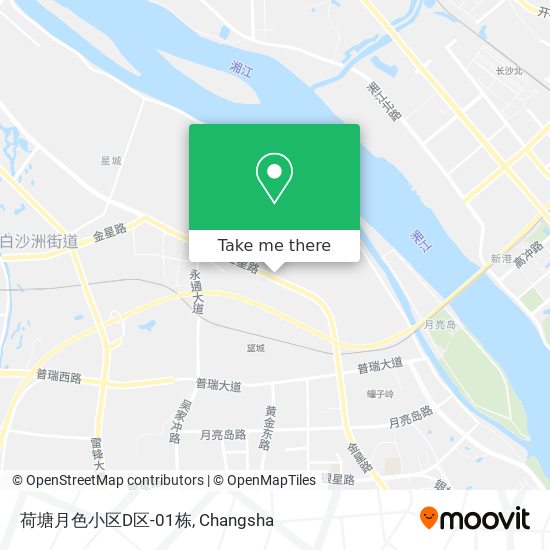 荷塘月色小区D区-01栋 map
