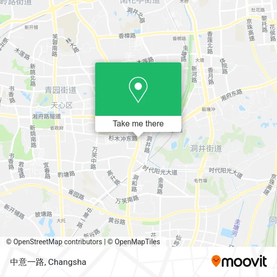 中意一路 map