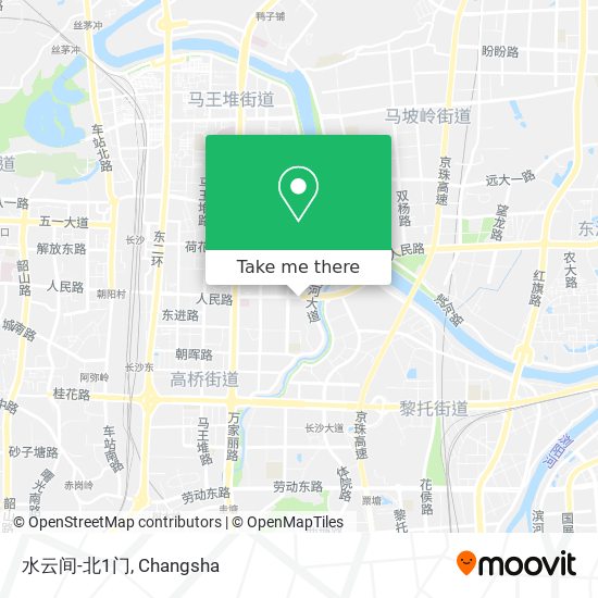 水云间-北1门 map