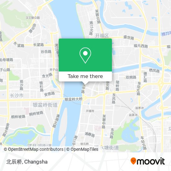 北辰桥 map