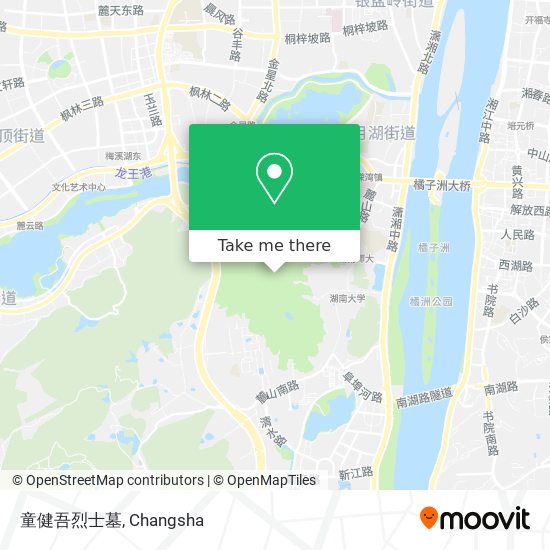 童健吾烈士墓 map