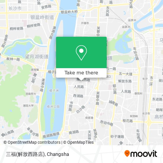 三福(解放西路店) map