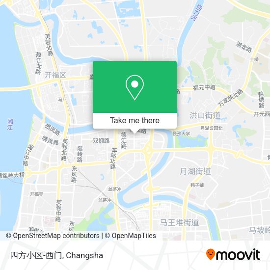 四方小区-西门 map