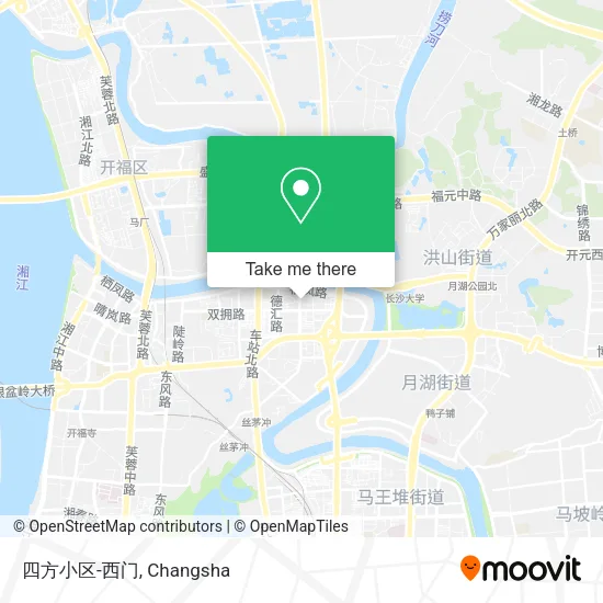 四方小区-西门 map