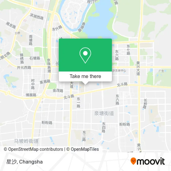 星沙 map