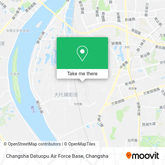 Changsha Datuopu Air Force Base map