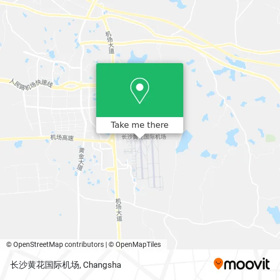 长沙黄花国际机场 map