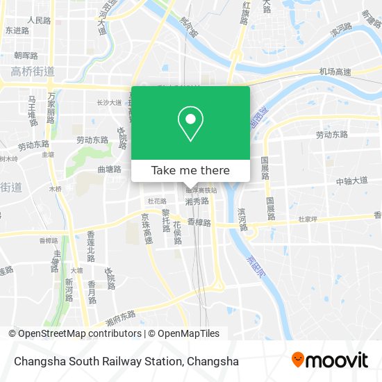 Changsha South Railway Station map