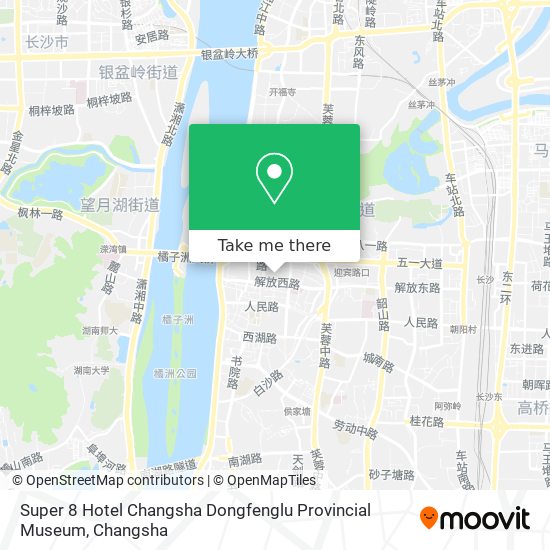 Super 8 Hotel Changsha Dongfenglu Provincial Museum map