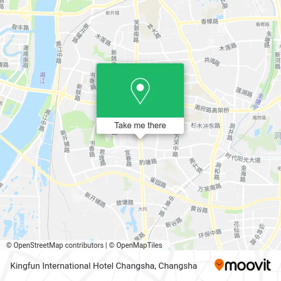 Kingfun International Hotel Changsha map