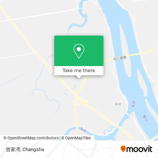 曾家湾 map