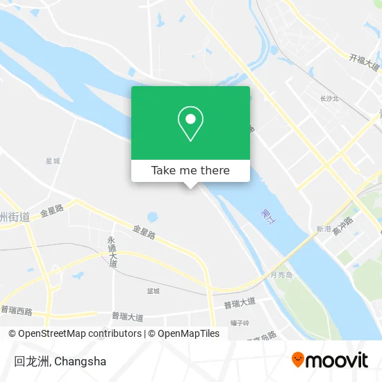 回龙洲 map